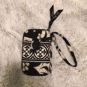 black and white vera bradley wallet